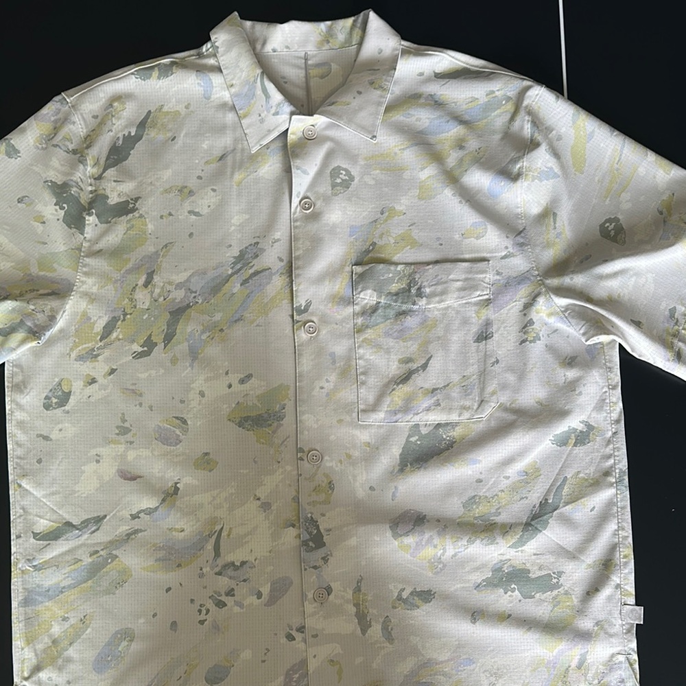 lululemon athletica Multicolor Casual Button Down Shirt